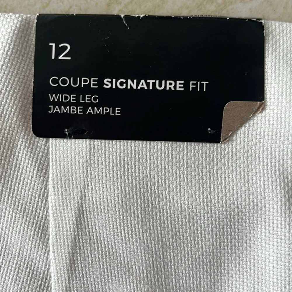 NWT RW&Co Wide Leg Tencel Pant Size 12 - Picture 7 of 12